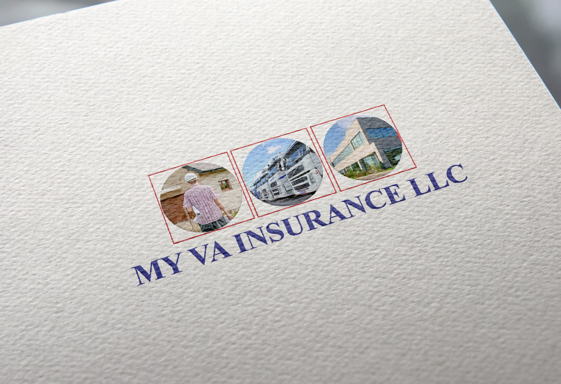 My VA Insurance LLC logo printed on a paper